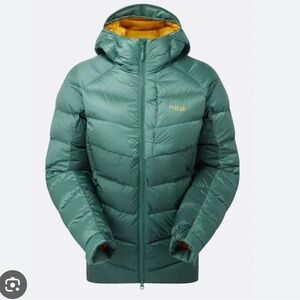 Rab Women's Glaceon Pro Jacket - Eucalyptus/green Slate - Small